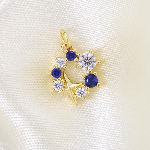 Cubique Pendentif en laiton zircon pavent, Placage, DIY & pavé de micro zircon, plus de couleurs à choisir Vendu par PC