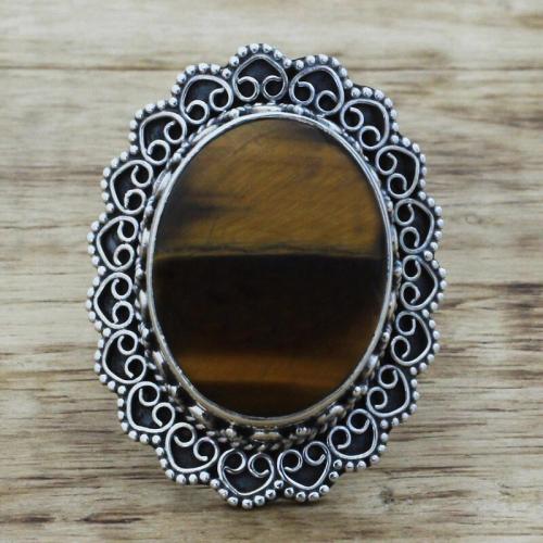 Messing Fingerring, mit Glas, plattiert, Modeschmuck & verschiedene Größen vorhanden & für Frau, verkauft von PC