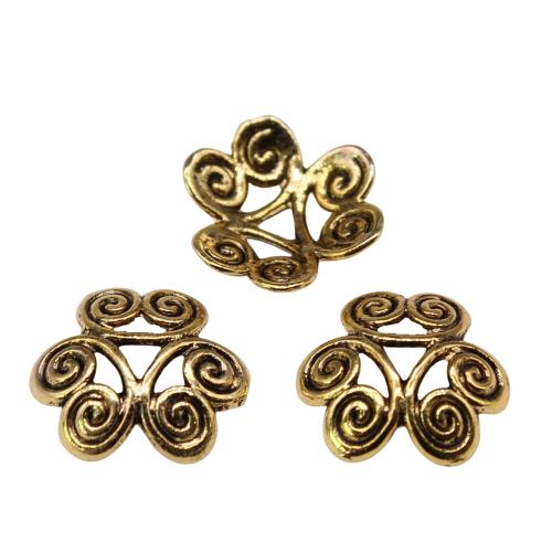 Perles en alliage zinc, alliage de zinc, fleur, Placage, DIY, plus de couleurs à choisir Vendu par sac