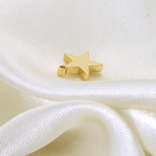 Brass Star Pendants, plated, DIY, gold 