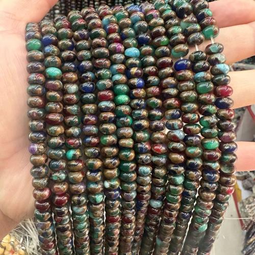 Perles de pierre gemme unique, Pierre cloisonnée, DIY, plus de couleurs à choisir cm Vendu par brin