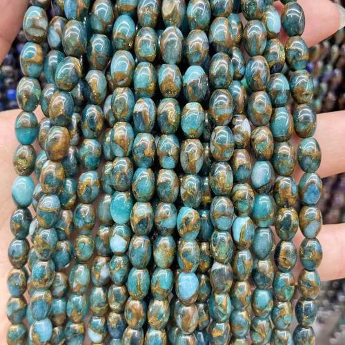 Perles de pierre gemme unique, Pierre cloisonnée, DIY, plus de couleurs à choisir cm, Vendu par brin