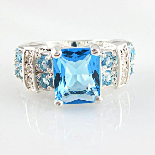 Zircon pavent l'anneau en laiton de doigt, Placage, normes différentes pour le choix & pavé de micro zircon & pour femme, plus de couleurs à choisir, Vendu par PC