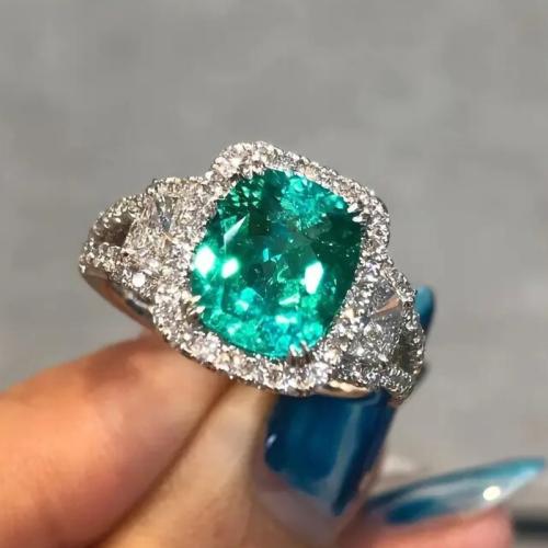 Zircon pavent l'anneau en laiton de doigt, Placage, normes différentes pour le choix & pavé de micro zircon & pour femme, Vendu par PC