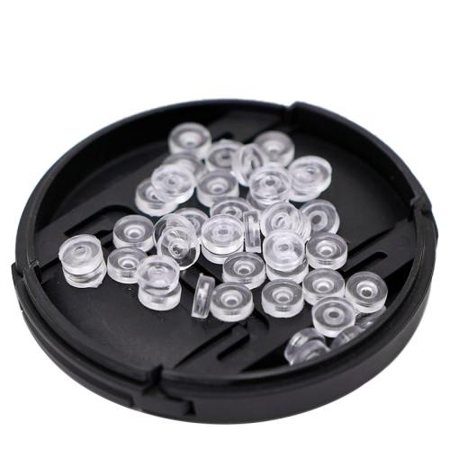 Silicone Earring Clip Pad & DIY clear 