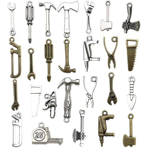 Pendentifs outils en alliage de zinc, Placage, DIY & styles différents pour le choix, Vendu par PC
