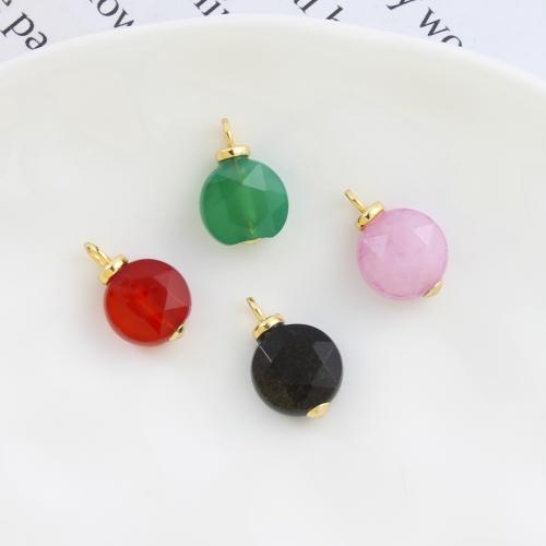 Resin Brass Pendants, with Resin, plated, DIY nickel, lead & cadmium free 