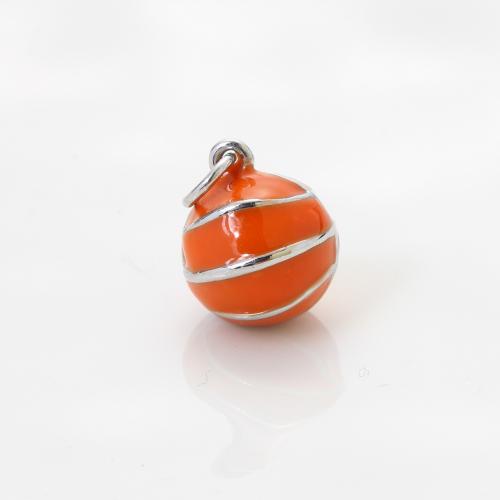 Enamel Brass Pendants, plated, DIY nickel, lead & cadmium free 