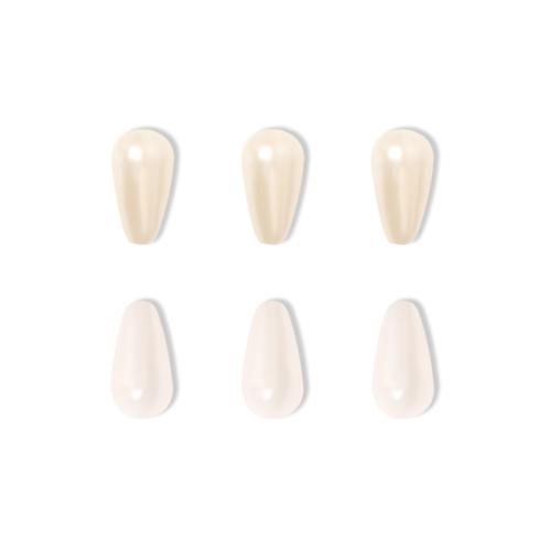 ABS Plastic Pearl Beads, Teardrop, DIY [