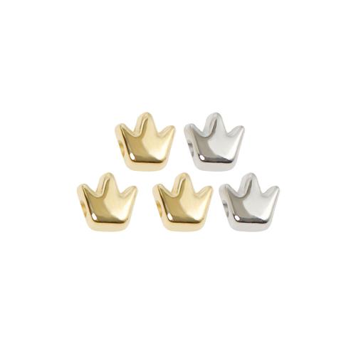 めっきCCB プラスチック製のビーズ, コッパー加工プラスチック, 王冠, DIY, 無色, 100パソコン/バッグ, 売り手 バッグ[