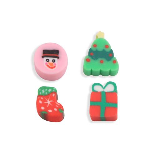 Polymer Clay Jewelry Beads, Christmas Design & DIY nickel, lead & cadmium free [