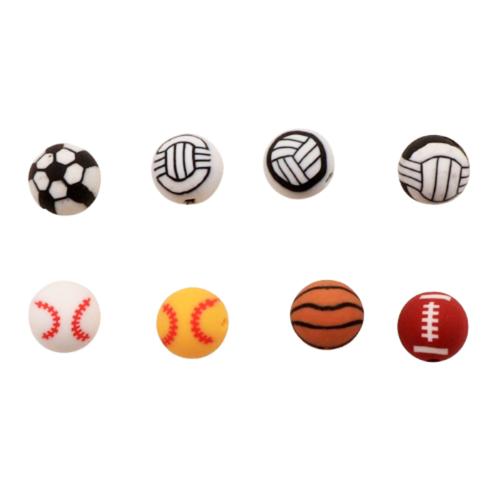 Polymer Clay Jewelry Beads, DIY, mixed colors [