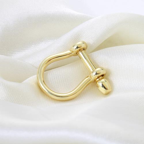 Bijoux pendentifs en laiton, Sabot de cheval, Placage, DIY, doré Vendu par PC