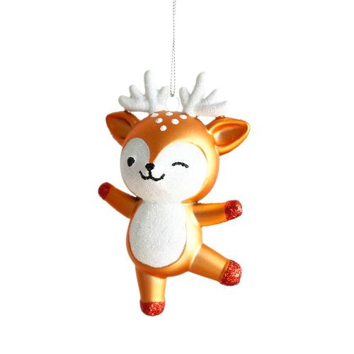 Christmas Hanging Decoration, Plastic, Deer, Christmas Design & DIY, mixed colors 