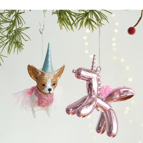 Ornements suspendus, plastique, Conception de Noël & DIY, plus de couleurs à choisir, Vendu par PC