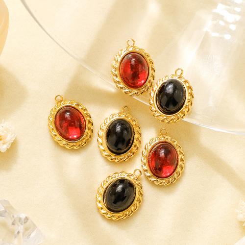 Pendentifs bijoux en cristal, Acier inoxydable 304, avec cristal, Placage, DIY, plus de couleurs à choisir Vendu par sac