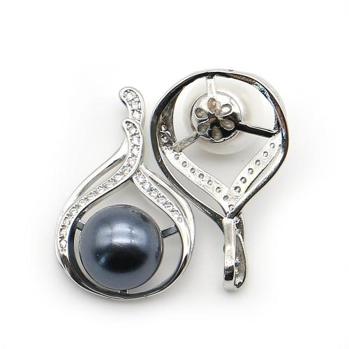 Zink Legierung Muschel Anhänger, mit PU Leder & Zinklegierung, Tropfen, goldfarben plattiert, verschiedene Stile für Wahl & mit Strass, verkauft von PC