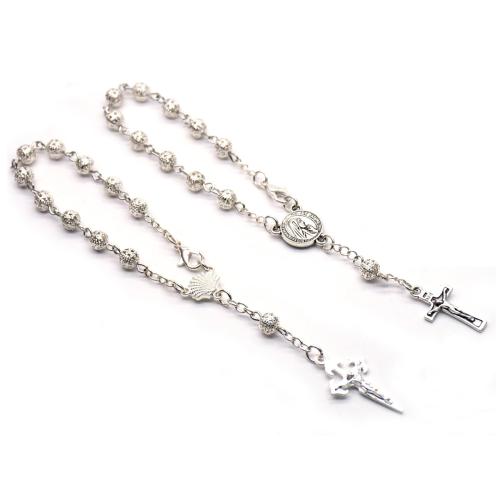 Fashion Zinc Alloy Bracelets, with Iron, Cross, silver color plated, fashion jewelry 8mm cm 