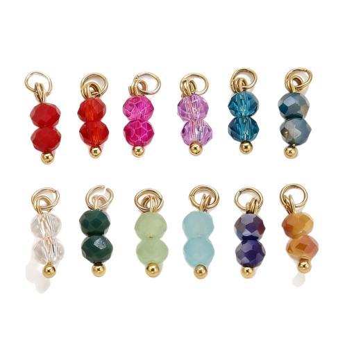 Acier inoxydable 304 Pendentif, avec cristal, DIY & facettes, plus de couleurs à choisir Vendu par sac