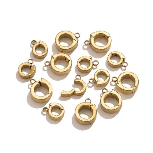 Stainless Steel Enhancer Bail, 304 Stainless Steel, plated, DIY [