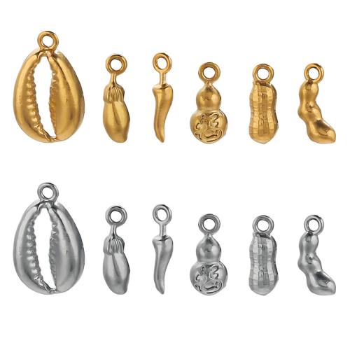 Stainless Steel Pendants, 304 Stainless Steel, plated, DIY 