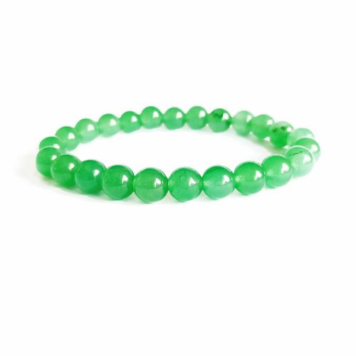 Aventurine Bracelets, Green Aventurine, fashion jewelry, green, 8mm cm 