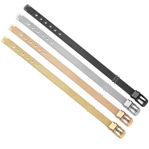 acero inoxidable 304 Pulsera, chapado, unisexo & ajustable, más colores para la opción, 230x10mm, Vendido por UD