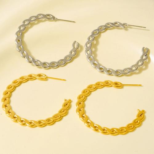 Edelstahl Stud Ohrring, 304 Edelstahl, plattiert, Modeschmuck, keine, 40.2x40.5mm, verkauft von Paar