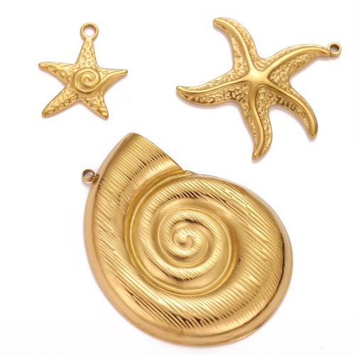 Pendentifs d'animaux en acier inoxydable , Acier inoxydable 304, Placage, DIY & styles différents pour le choix Vendu par sac