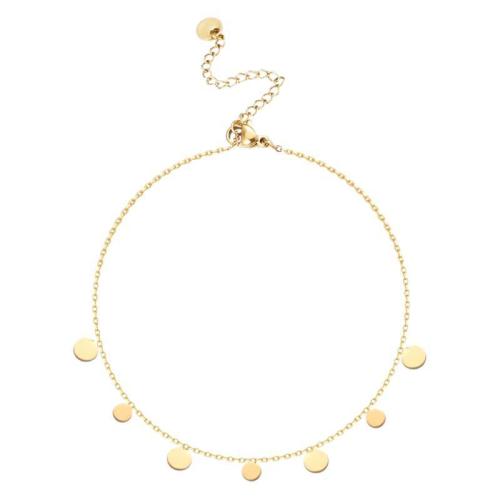 304 Edelstahl Fußkettchen, plattiert, unisex & verschiedene Stile für Wahl, Länge:ca. 7.5-7.9 ZollInch, verkauft von PC