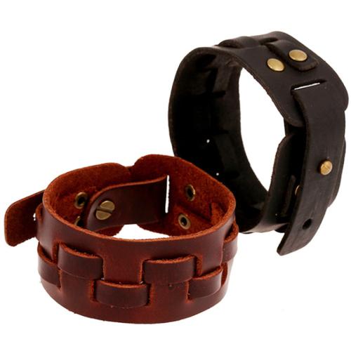 Kuhhaut Armband, mit Zinklegierung, handgemacht, Vintage & unisex, keine, 260x29mm, verkauft von PC