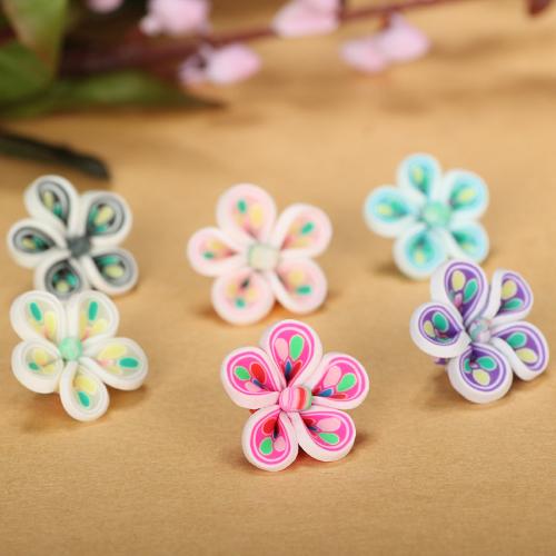 携帯電話のDIYキット, ポリマークレイ, 花形, 無色 100パソコン/バッグ, 売り手 バッグ