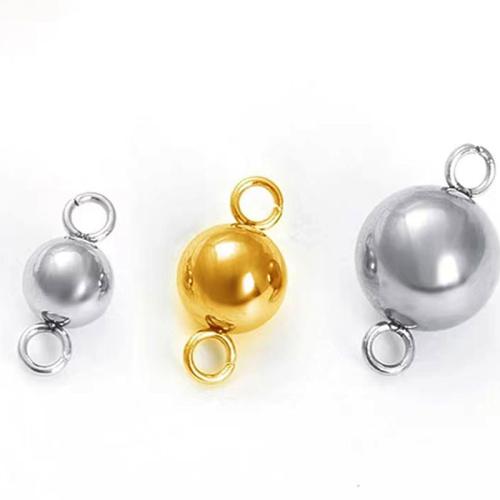 Connecteur de charme en acier inoxydable, Acier inoxydable 304, Rond, Placage, DIY & normes différentes pour le choix, plus de couleurs à choisir, Vendu par PC