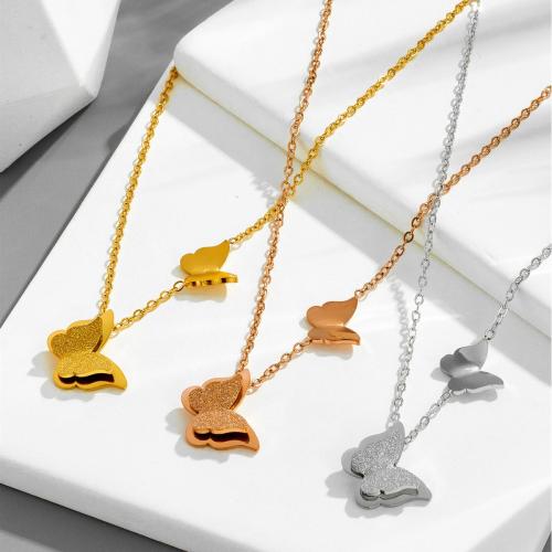 Acier inoxydable 304 parure de bijoux, papillon, Placage, styles différents pour le choix & pour femme Vendu par PC