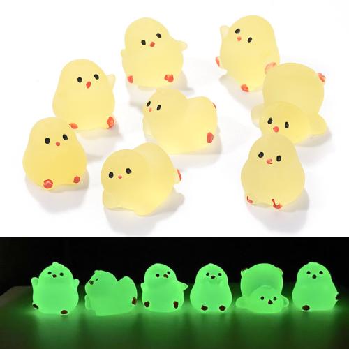 décoration Résine , Acrylique, poulet, envoyé au hasard & DIY & lumineux Vendu par sac