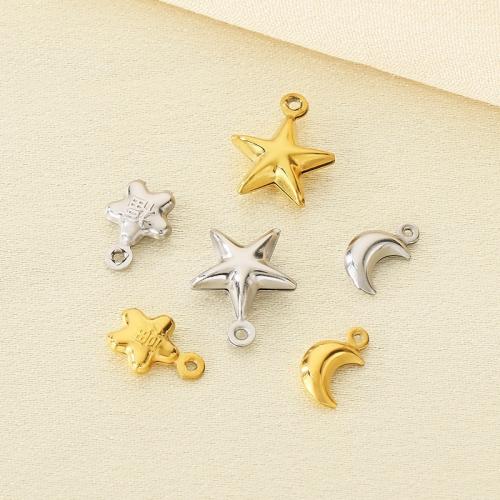 Stainless Steel Pendants, 304 Stainless Steel, gold color plated, DIY 