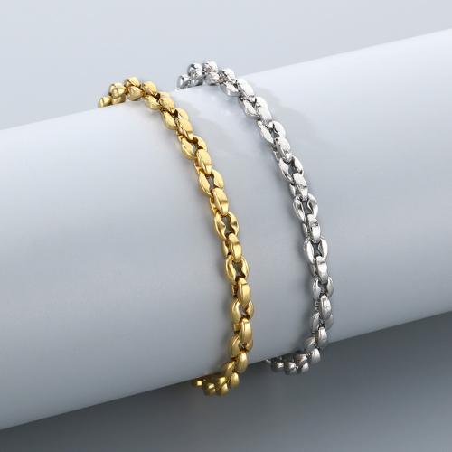 Edelstahl Fußkettchen Schmuck, 304 Edelstahl, goldfarben plattiert, Modeschmuck, keine, verkauft von PC