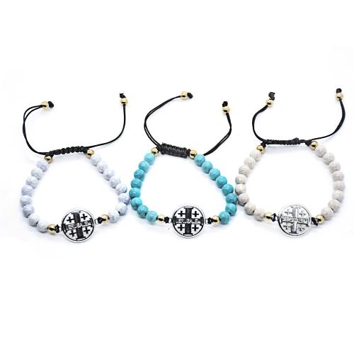 Plastic Jewelry Bracelet, Zinc Alloy, with Plastic, Cross, plated, fashion jewelry 8mm cm 