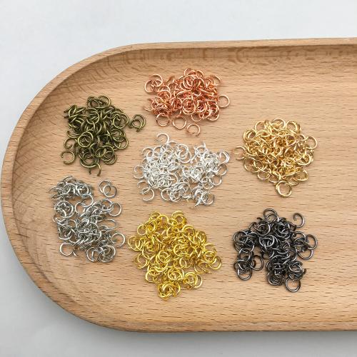 Iron Open Jump Ring, plated, DIY [