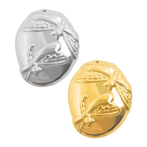 Pendentifs d'animaux en acier inoxydable , Acier inoxydable 304, Placage, DIY, plus de couleurs à choisir Vendu par sac