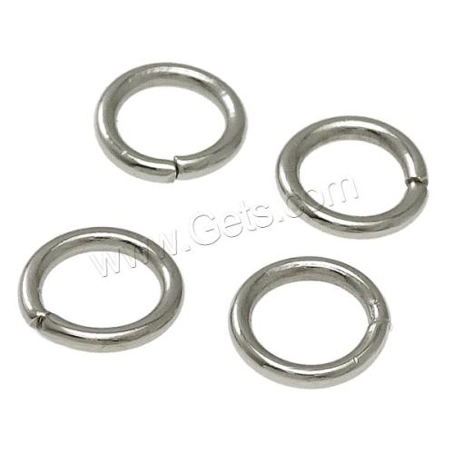 Acier inoxydable fermé Anneau, beignet, couleur originale Vendu par sac