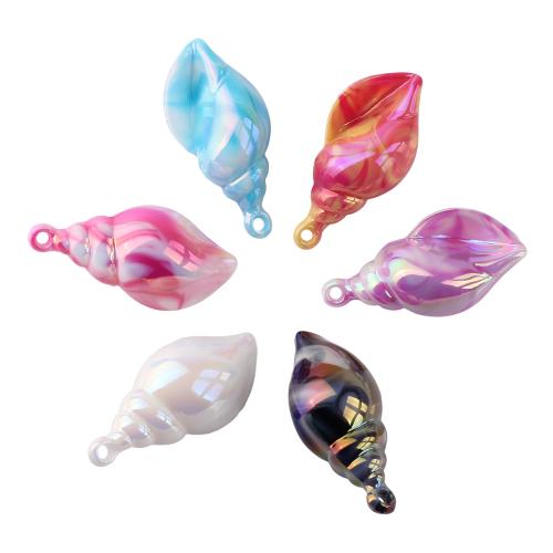 Plaqué Acrylique Pendentifs, Placage de couleur d'or, DIY, plus de couleurs à choisir Vendu par sac[