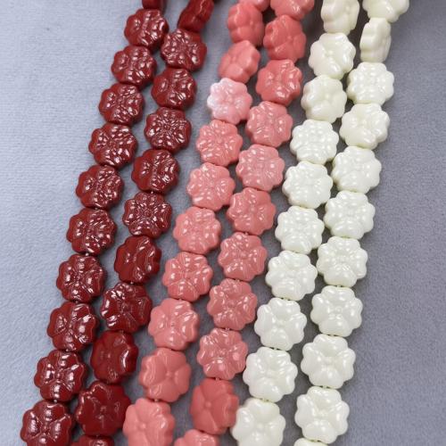 Shell Powder Perle, Kürbis, DIY, keine, 12mm, 100PCs/Tasche, verkauft von Tasche