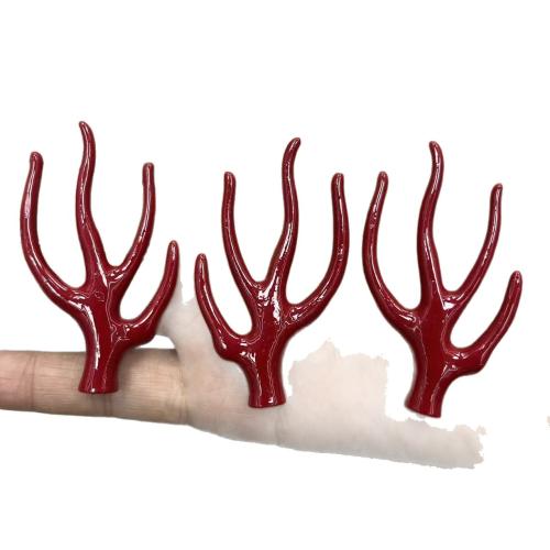 Shell Powder Perle, Branch, DIY & kein Loch, keine, 38x60mm, 100PCs/Tasche, verkauft von Tasche