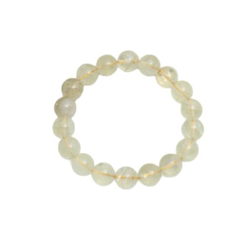 Quarz Armbänder, Gelbquarz Perlen, Modeschmuck, gelb, Länge:21 cm, verkauft von PC