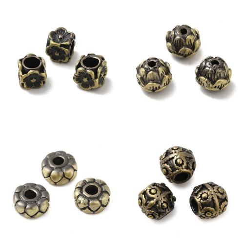 Beaucoup de perles de cuivre, laiton, Placage, DIY, plus de couleurs à choisir Vendu par sac