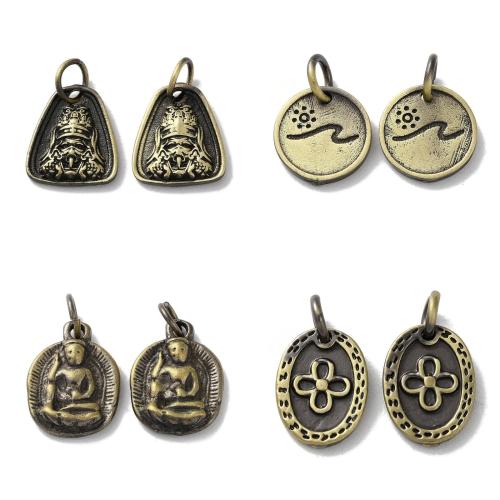 Bijoux pendentifs en laiton, Placage, DIY, plus de couleurs à choisir Vendu par sac