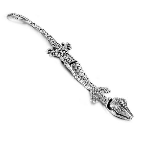 Acier inoxydable 304 bracelet, crocodile, poli, bijoux de mode & pour homme .5 , Vendu par PC