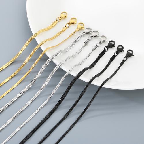 Bracelets en acier inoxydable, Acier inoxydable 304, Placage de couleur d'or, bijoux de mode, plus de couleurs à choisir, Vendu par PC