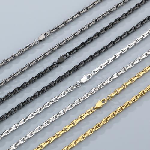 Наборы ювелирных украшений из нержавеющей стали, Нержавеющая сталь 304, браслет & ожерелье, плакирован золотом, ювелирные изделия моды, Много цветов для выбора, продается PC